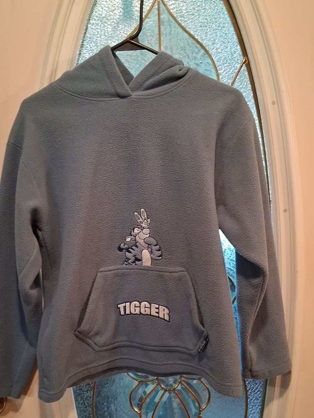 Light Blue Tigger Crewneck Hoodie Sweater